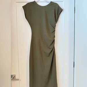 Modern Citizen Asymmetrical Olive Dress